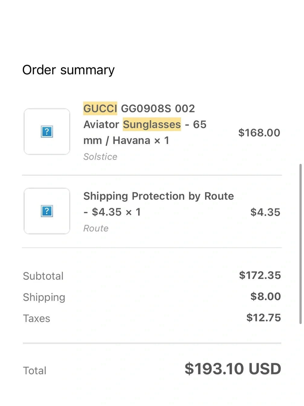Gucci Burgundy  Frame Sunglasses with Brown Lenses